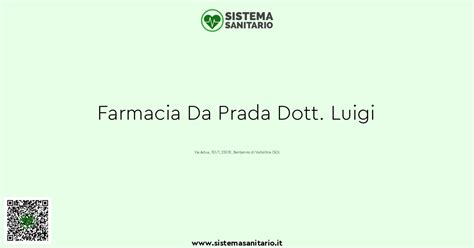 farmacia da prada berbenno orari